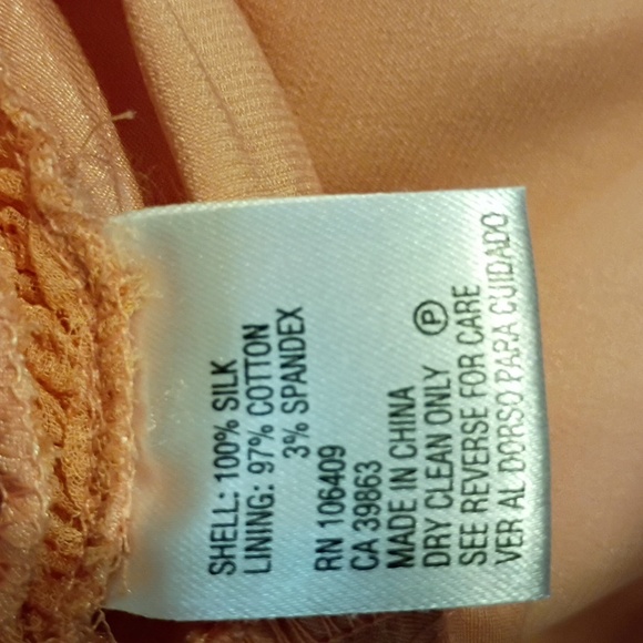 Elegant Sweetheart Peach Dress by Antonio Melani - Picture 8 of 12